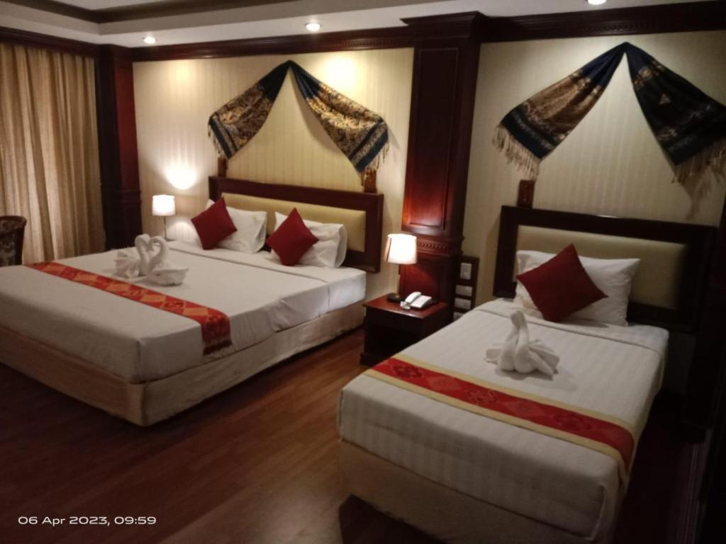 Leuxay Hotel Vientiane Exterior foto